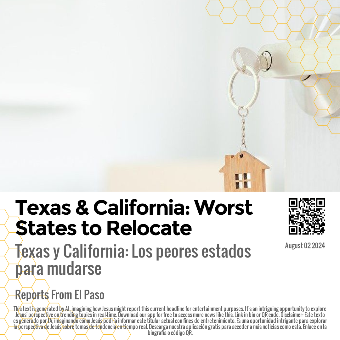 Texas & California: Worst States to Relocate