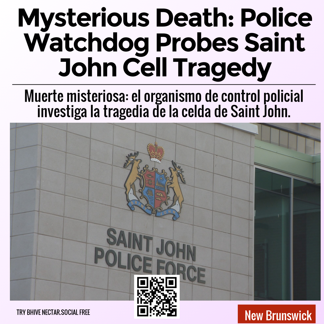 Mysterious Death: Police Watchdog Probes Saint John Cell Tragedy