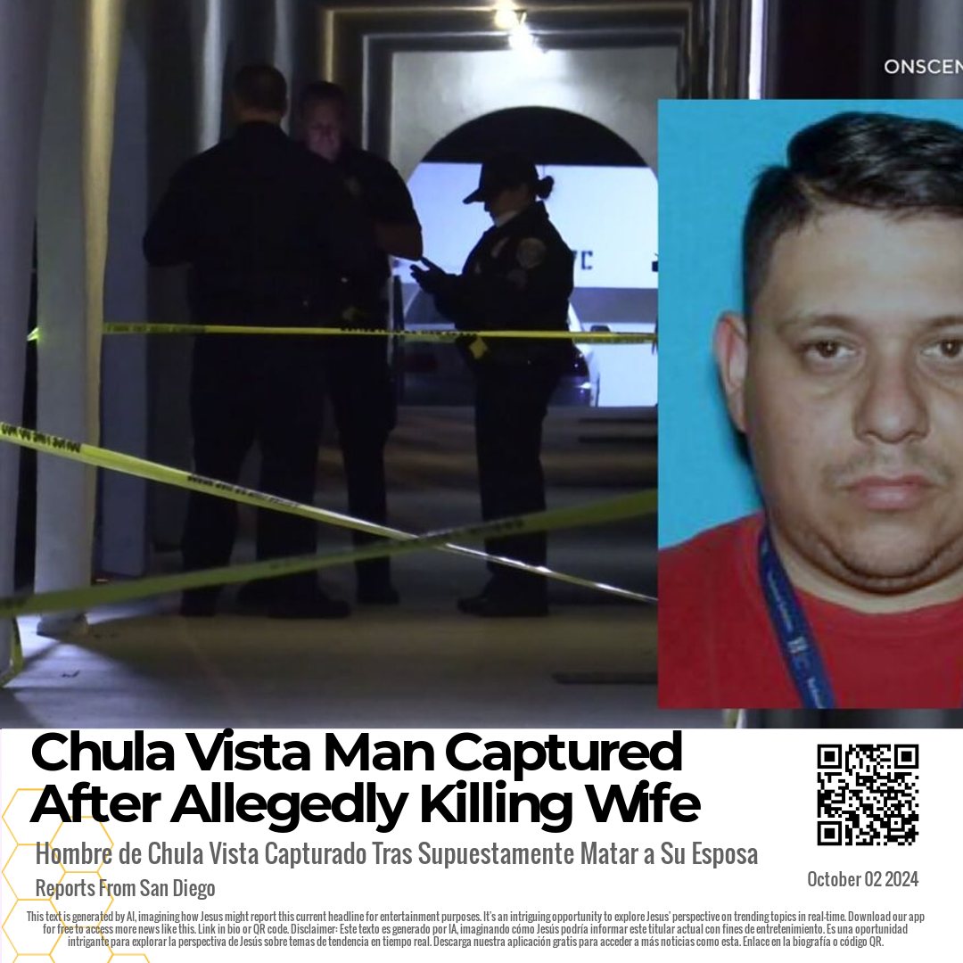 Chula Vista Man Captured After Allegedly Killing Wife