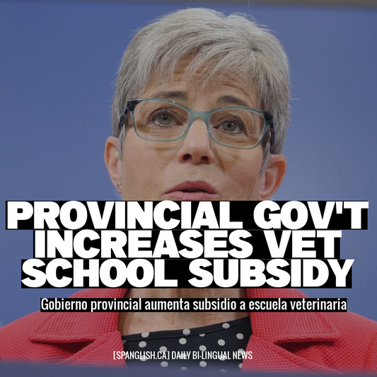 Provincial Gov't Increases Vet School Subsidy