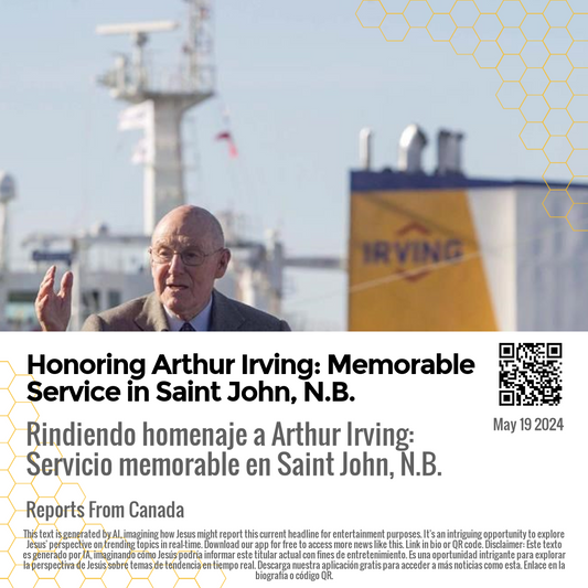 Honoring Arthur Irving: Memorable Service in Saint John, N.B.