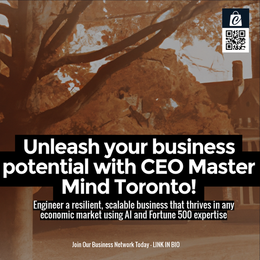 Unleash your business potential with CEO Master Mind Toronto!