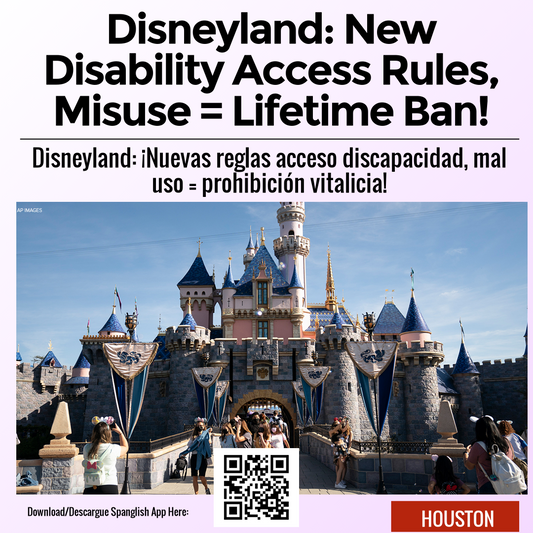 Disneyland: New Disability Access Rules, Misuse = Lifetime Ban!