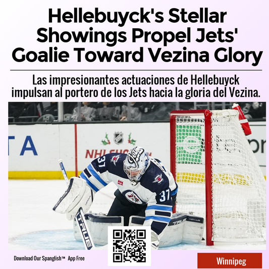 Hellebuyck's Stellar Showings Propel Jets' Goalie Toward Vezina Glory