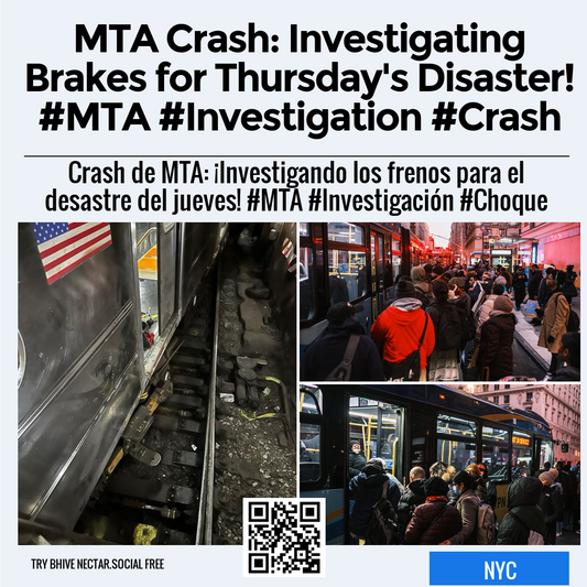 MTA Crash: Investigating Brakes for Thursday's Disaster! #MTA #Investigation #Crash