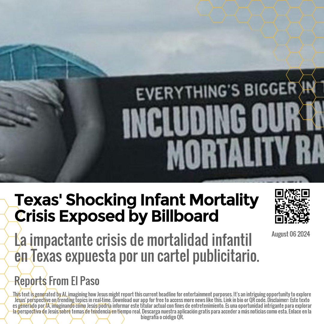 Texas' Shocking Infant Mortality Crisis Exposed by Billboard