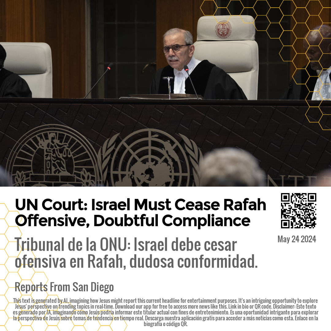 UN Court: Israel Must Cease Rafah Offensive, Doubtful Compliance