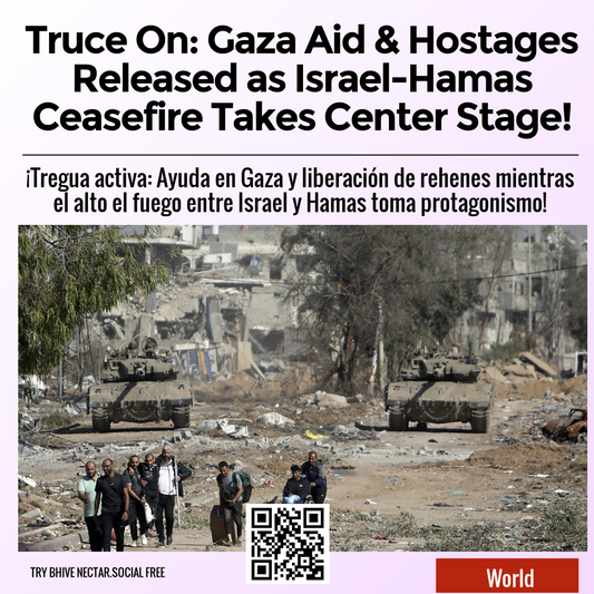 Truce On: Gaza Aid & Hostages Released as Israel-Hamas Ceasefire Takes Center Stage!