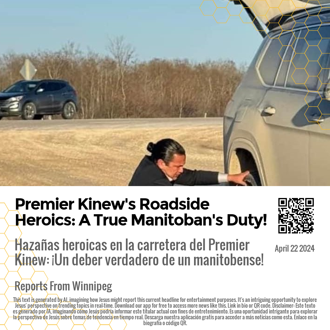 Premier Kinew's Roadside Heroics: A True Manitoban's Duty!