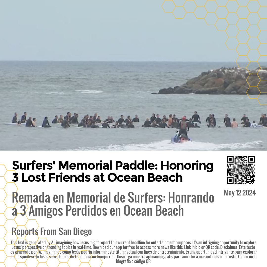 Surfers' Memorial Paddle: Honoring 3 Lost Friends at Ocean Beach