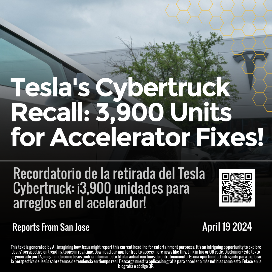 Tesla's Cybertruck Recall: 3,900 Units for Accelerator Fixes!