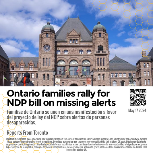Ontario families rally for NDP bill on missing alerts