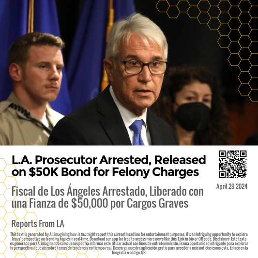 L.A. Prosecutor Arrested, Released on $50K Bond for Felony Charges