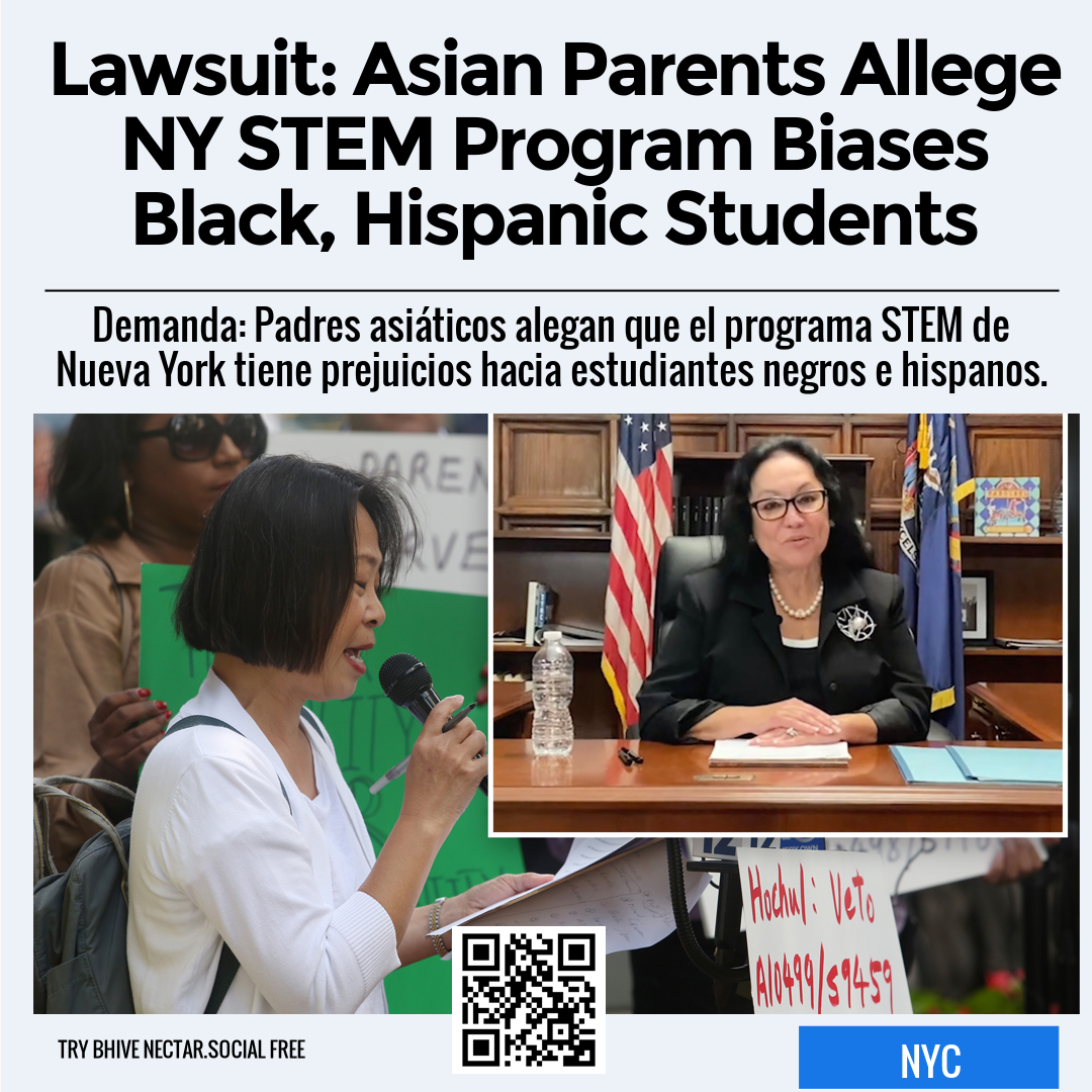 Lawsuit: Asian Parents Allege NY STEM Program Biases Black, Hispanic Students