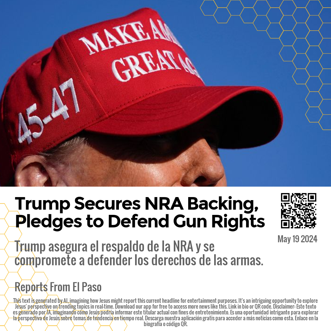 Trump Secures NRA Backing, Pledges to Defend Gun Rights