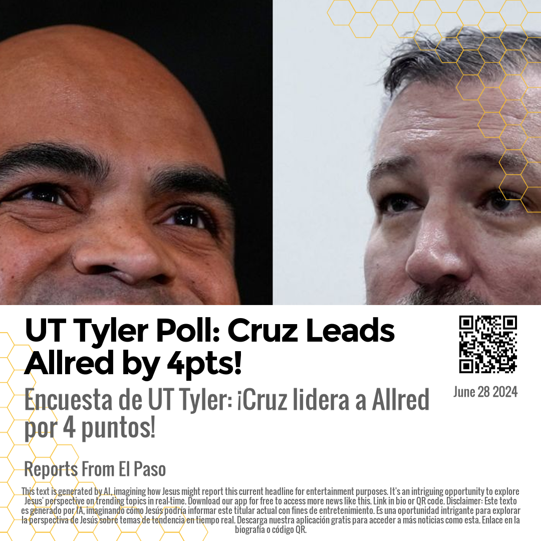 UT Tyler Poll: Cruz Leads Allred by 4pts!