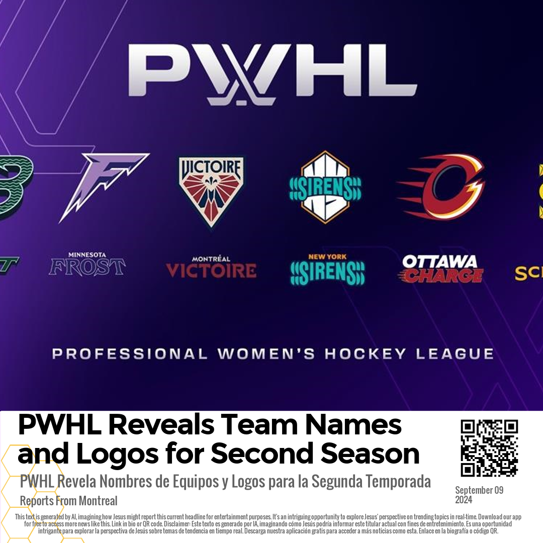 PWHL Reveals Team Names and Logos for Second Season