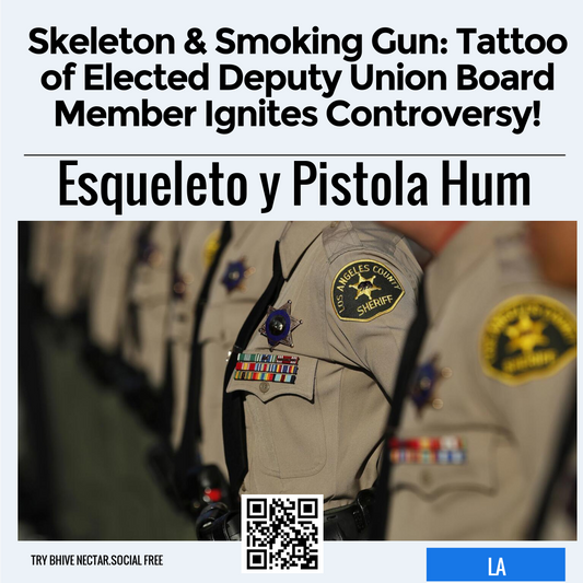 Skeleton & Smoking Gun: Tattoo of Elected Deputy Union Board Member Ignites Controversy!