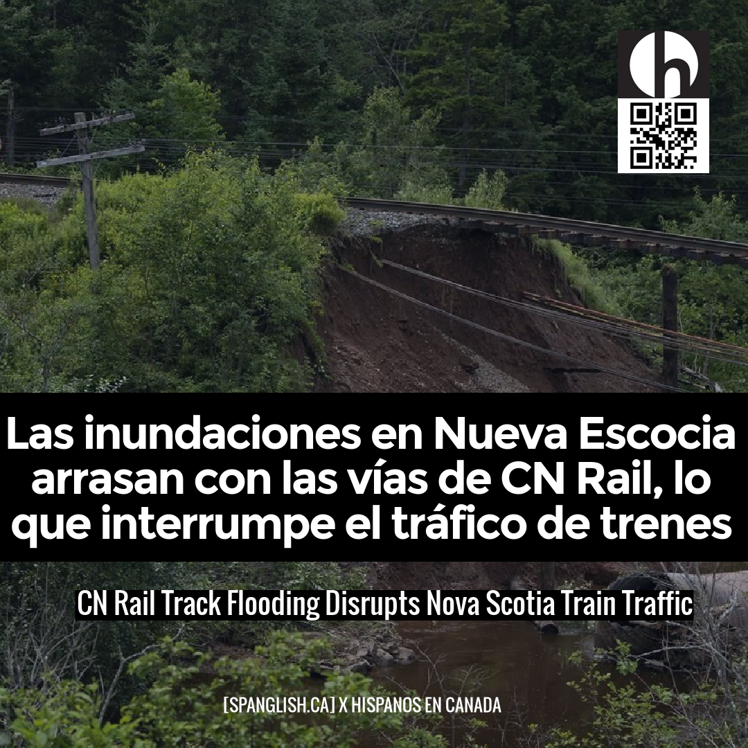 CN Rail Track Flooding Disrupts Nova Scotia Train Traffic