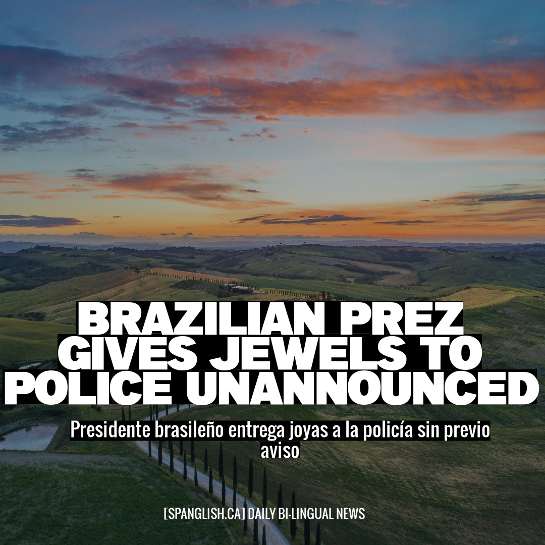 Brazilian Prez Gives Jewels to Police Unannounced