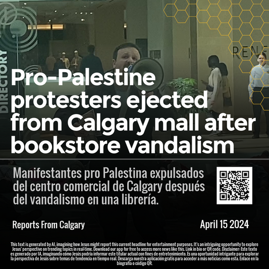 Pro-Palestine protesters ejected from Calgary mall after bookstore vandalism