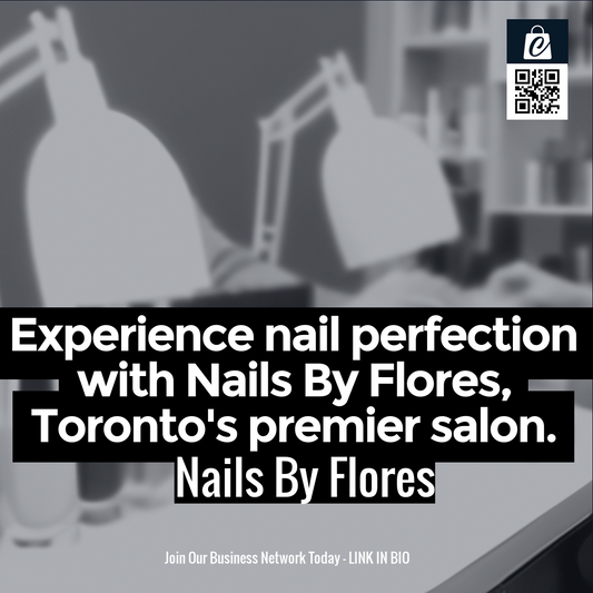 Experience nail perfection with Nails By Flores, Toronto's premier salon.