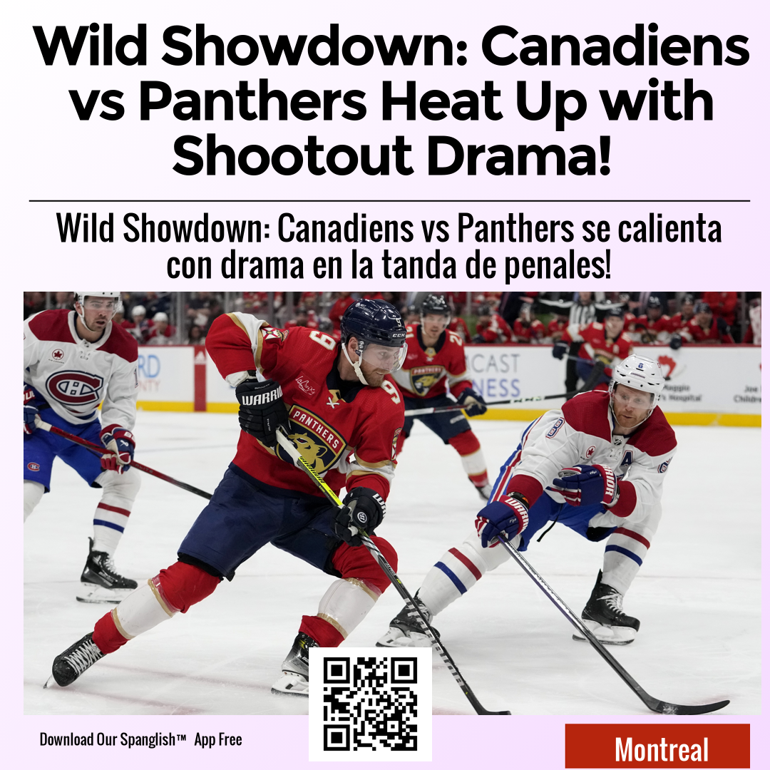 Wild Showdown: Canadiens vs Panthers Heat Up with Shootout Drama!