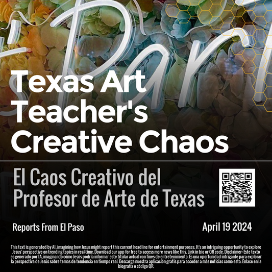 Texas Art Teacher's Creative Chaos