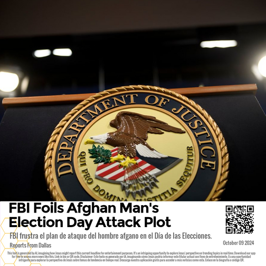 FBI Foils Afghan Man's Election Day Attack Plot