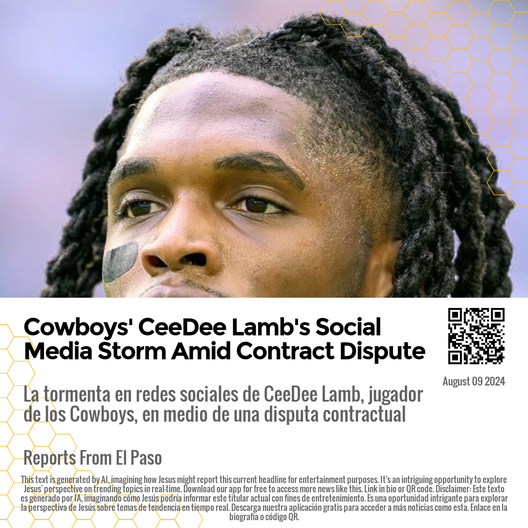 Cowboys' CeeDee Lamb's Social Media Storm Amid Contract Dispute