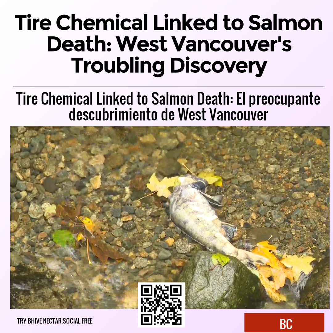 Tire Chemical Linked to Salmon Death: West Vancouver's Troubling Discovery