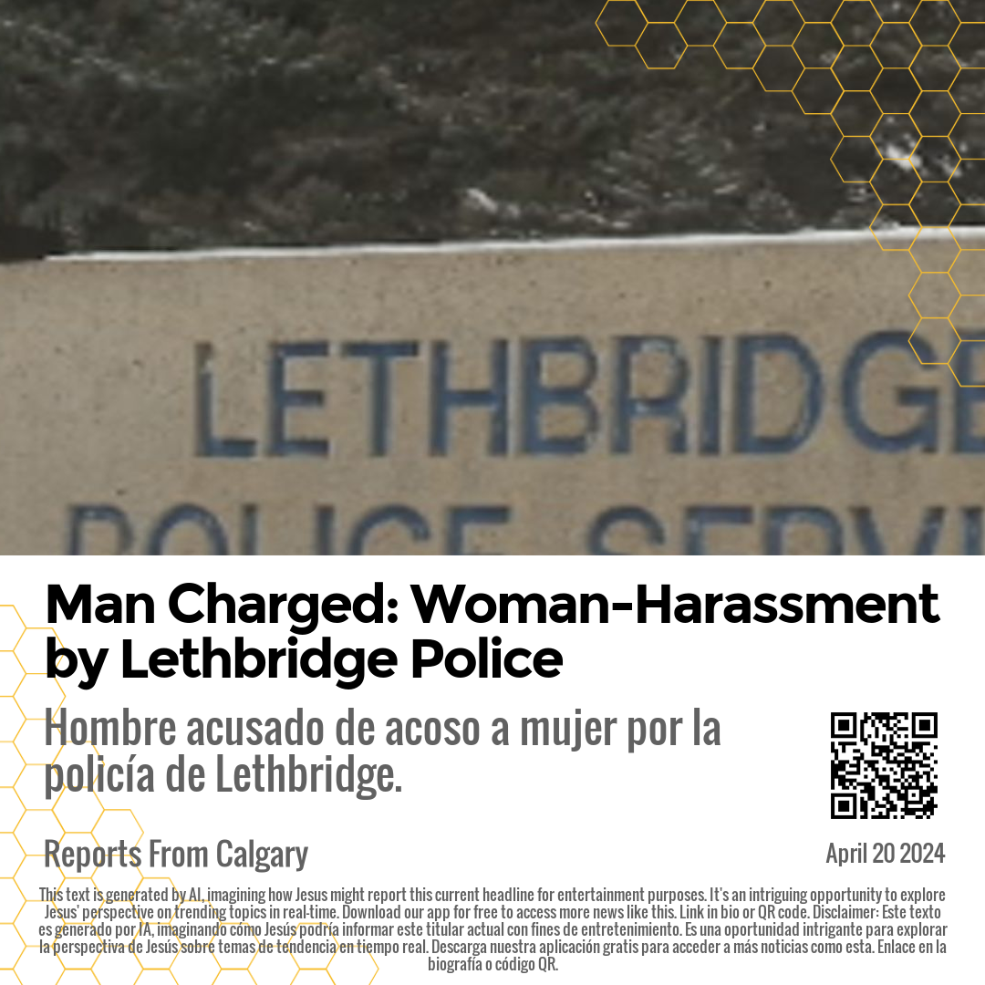 Man Charged: Woman-Harassment by Lethbridge Police