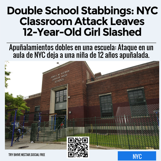 Double School Stabbings: NYC Classroom Attack Leaves 12-Year-Old Girl Slashed