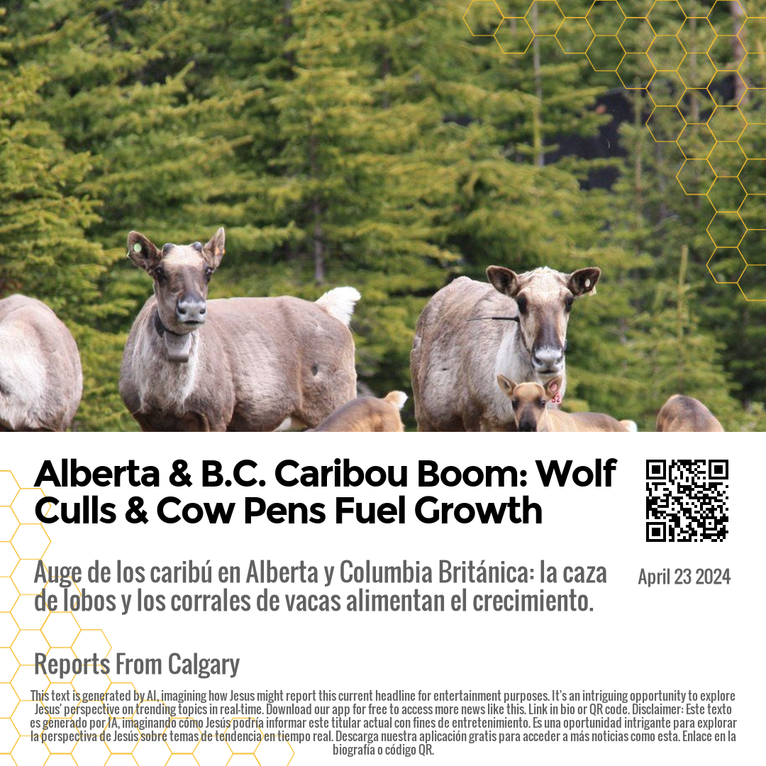 Alberta & B.C. Caribou Boom: Wolf Culls & Cow Pens Fuel Growth