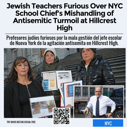 Jewish Teachers Furious Over NYC School Chief's Mishandling of Antisemitic Turmoil at Hillcrest High