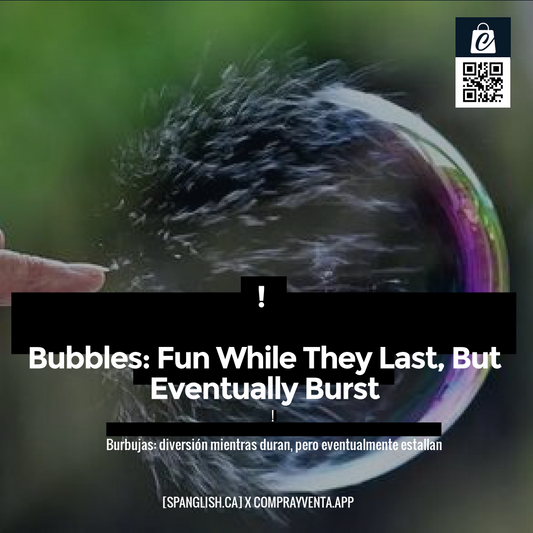 !

Bubbles: Fun While They Last, But Eventually Burst