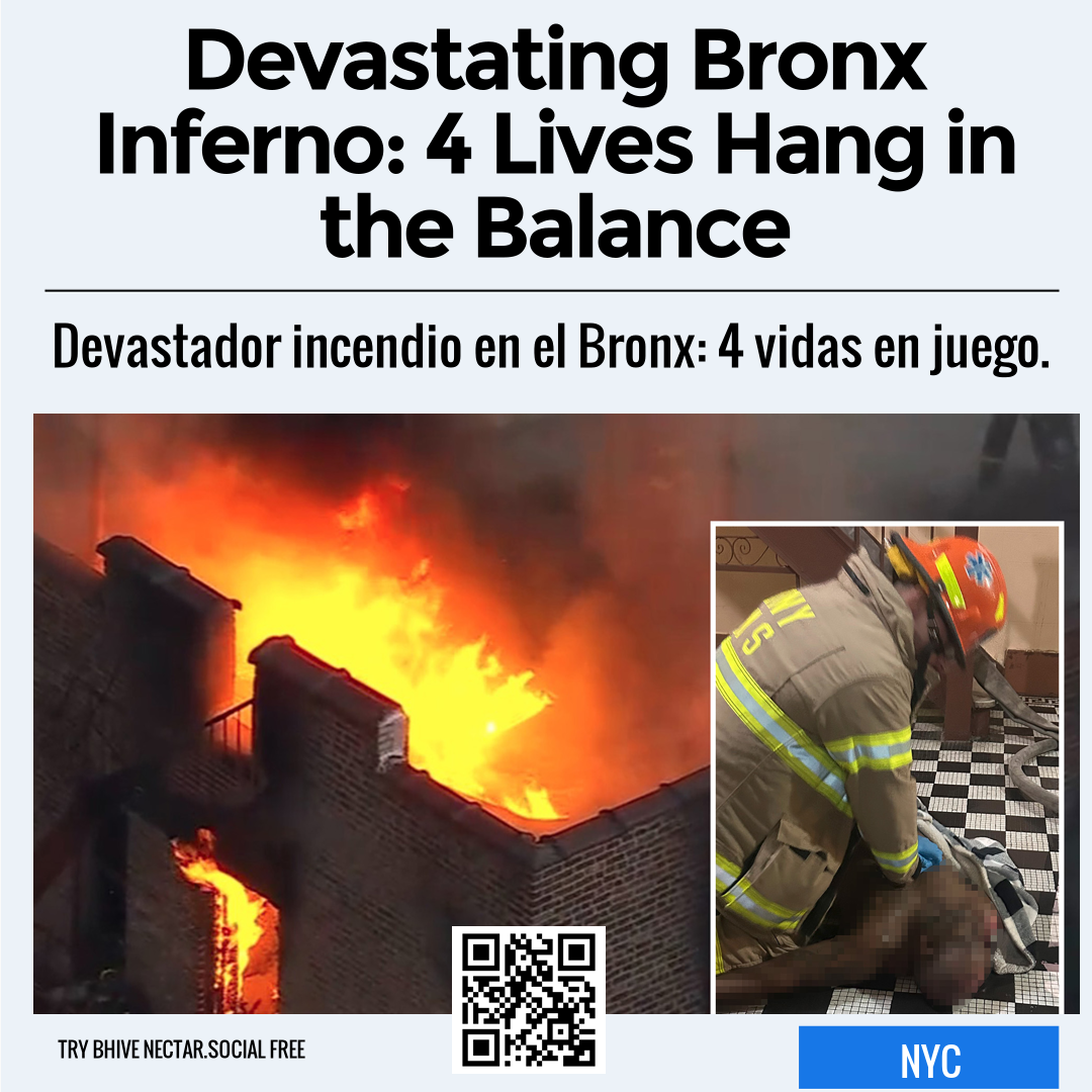 Devastating Bronx Inferno: 4 Lives Hang in the Balance