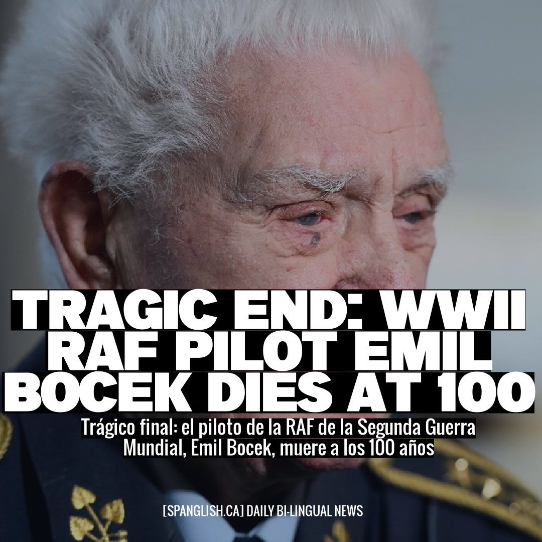 Tragic End: WWII RAF Pilot Emil Bocek Dies at 100