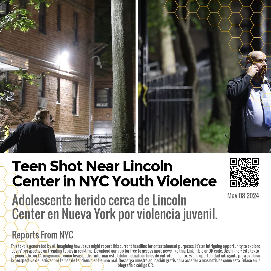 Teen Shot Near Lincoln Center in NYC Youth Violence