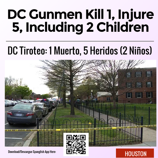 DC Gunmen Kill 1, Injure 5, Including 2 Children