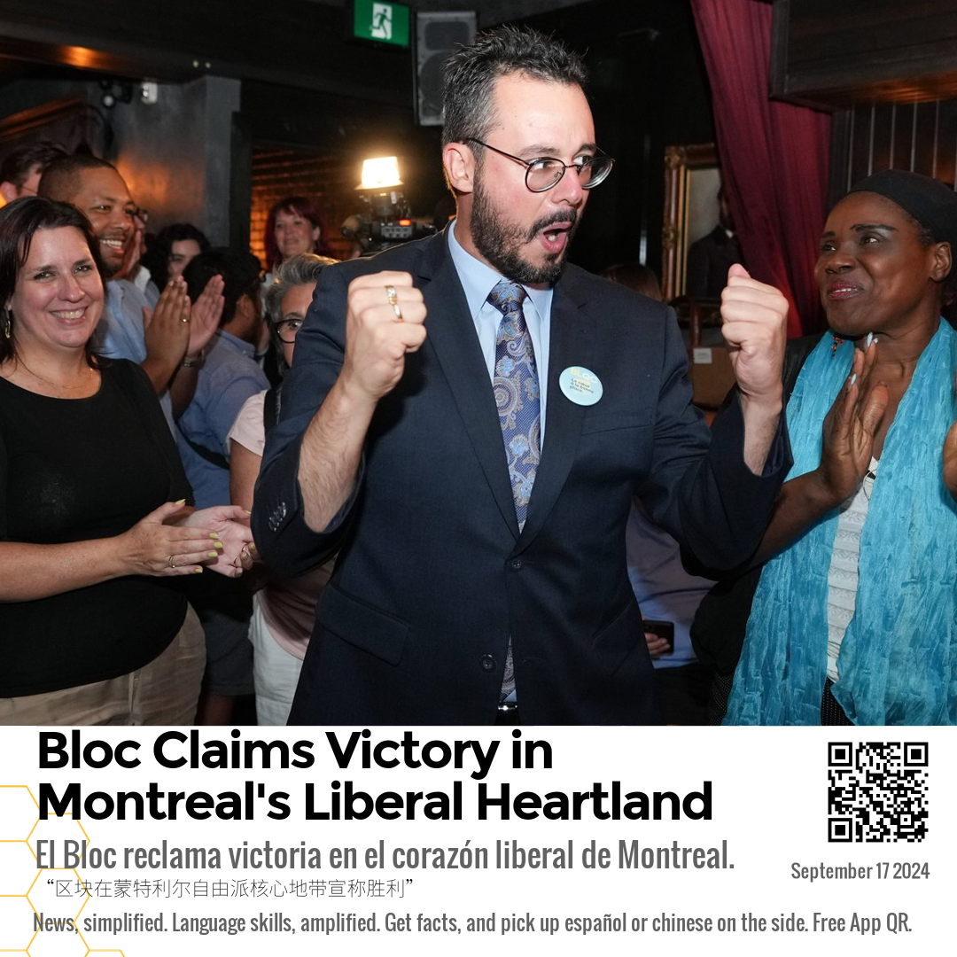 Bloc Claims Victory in Montreal's Liberal Heartland