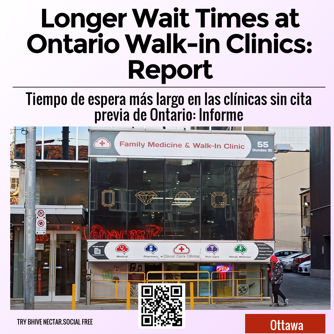 Longer Wait Times at Ontario Walk-in Clinics: Report