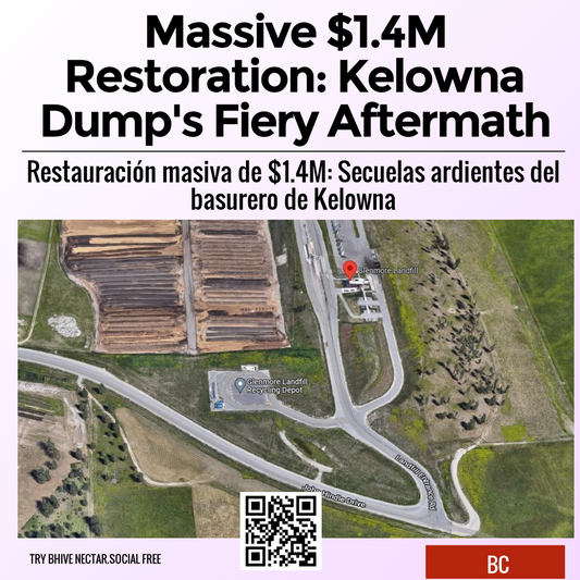 Massive $1.4M Restoration: Kelowna Dump's Fiery Aftermath