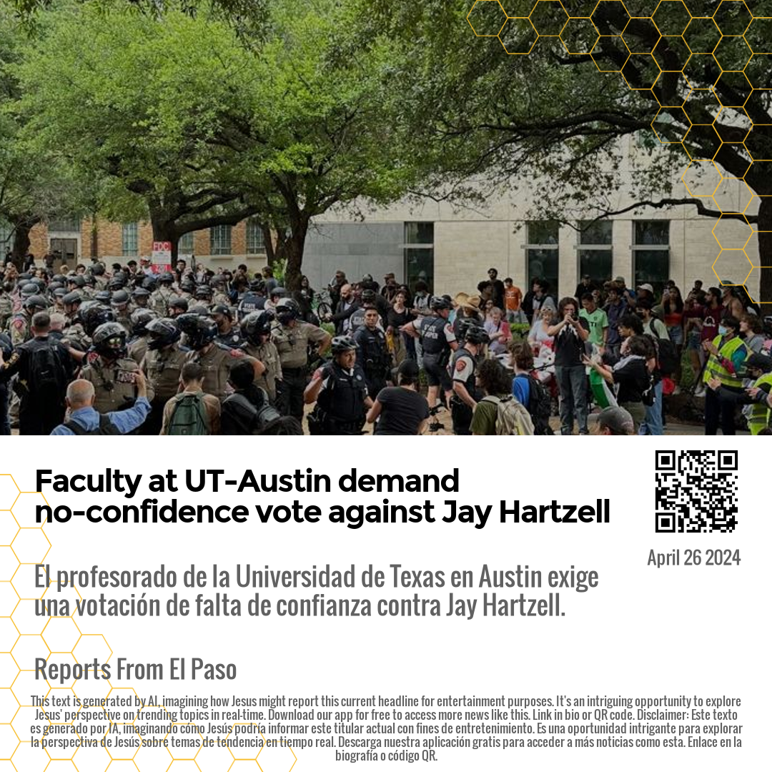 Faculty at UT-Austin demand no-confidence vote against Jay Hartzell