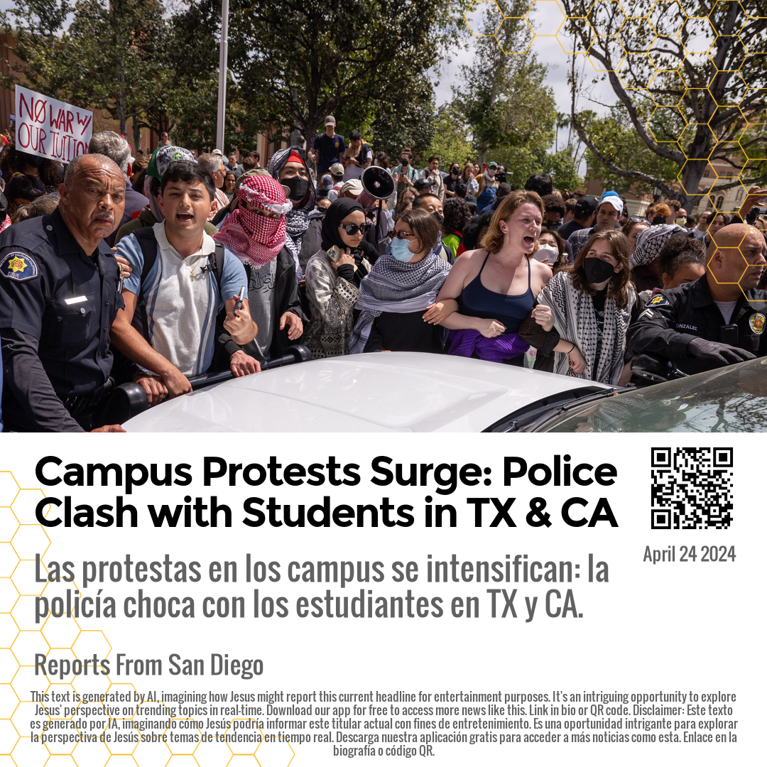 Campus Protests Surge: Police Clash with Students in TX & CA