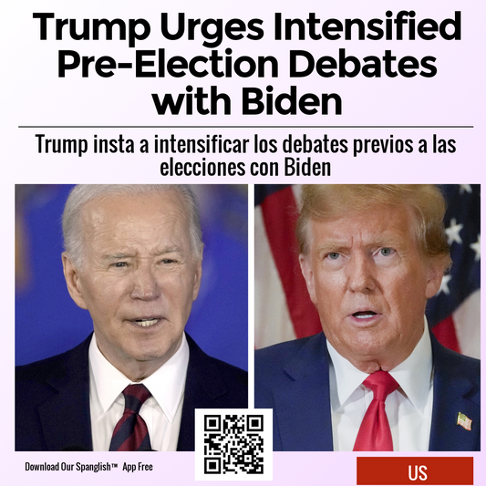 Trump Urges Intensified Pre-Election Debates with Biden