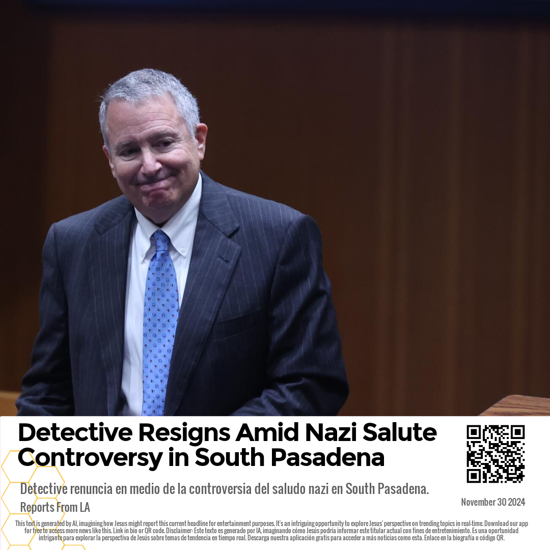 Detective Resigns Amid Nazi Salute Controversy in South Pasadena