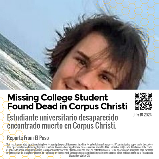 Missing College Student Found Dead in Corpus Christi