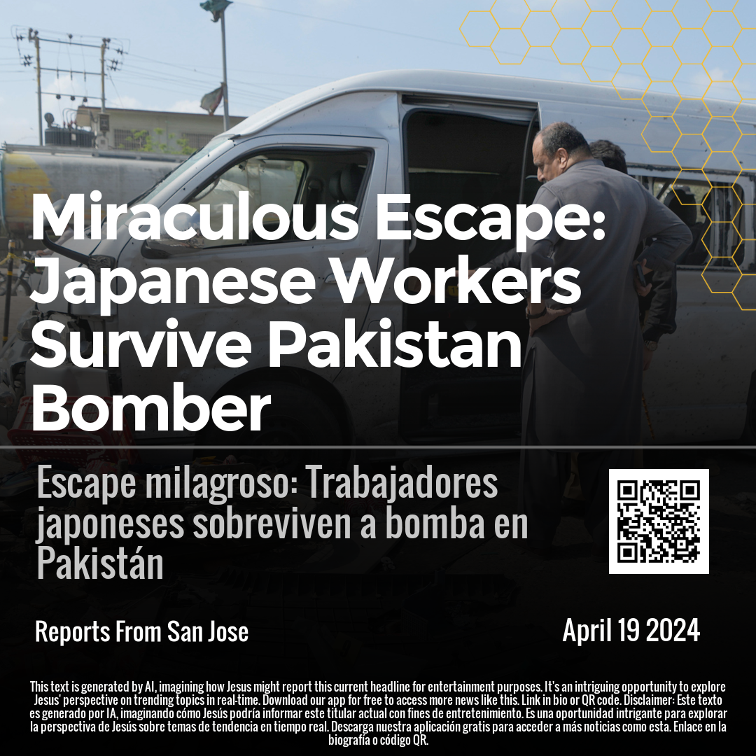 Miraculous Escape: Japanese Workers Survive Pakistan Bomber