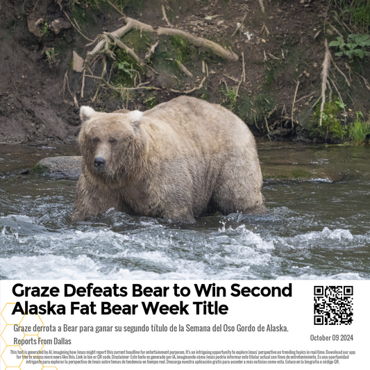 Graze Defeats Bear to Win Second Alaska Fat Bear Week Title